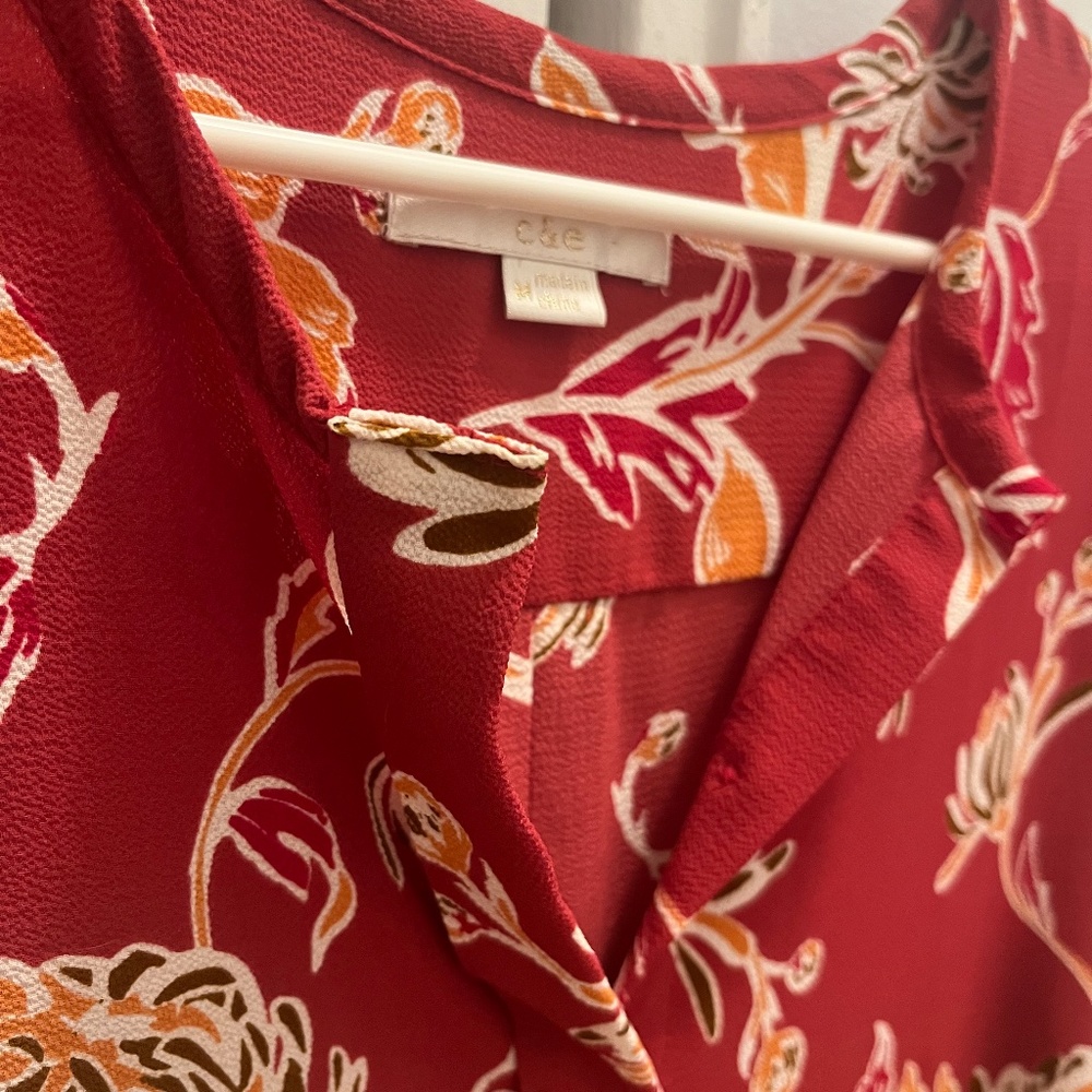 Silky Split-Neck Tunic - image 3